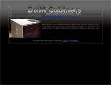 Tablet Screenshot of dmcabinets.com.au